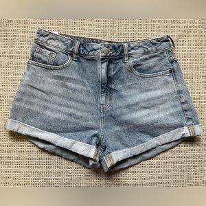 PACSUN Light Blue Mom Shorts